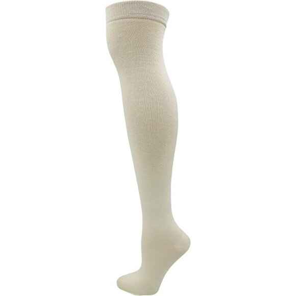 KNEE High Socks Lace Long Warm Stockings Boots Dress Casual Winter Fall NWT - Picture 6 of 8